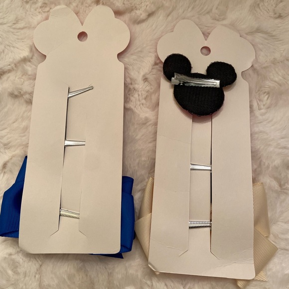 Hair Clips for Girls Micky Mouse Sequins Set of 2 - Picture 2 of 3